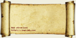 Angelina Jeremić vizit kartica